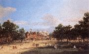 Charles Blechen London: the Old Horse Guards and Banqueting Hall, from St James s Park  cdc Germany oil painting artist